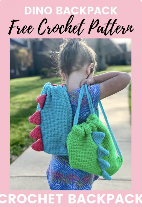 Make a Crochet Dinosaur Backpack – FREE CROCHET PATTERN — All Crochet Ideas
