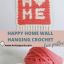 DIY the Happy Home Wall Hanging