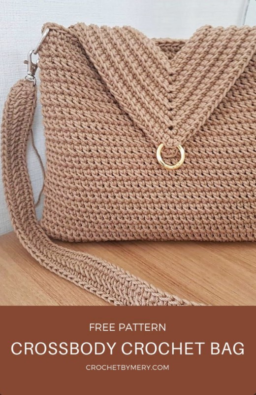 Beautiful Crossbody Crochet Bag FREE CROCHET PATTERN — All Crochet Ideas