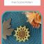 Crochet Sunflower Applique