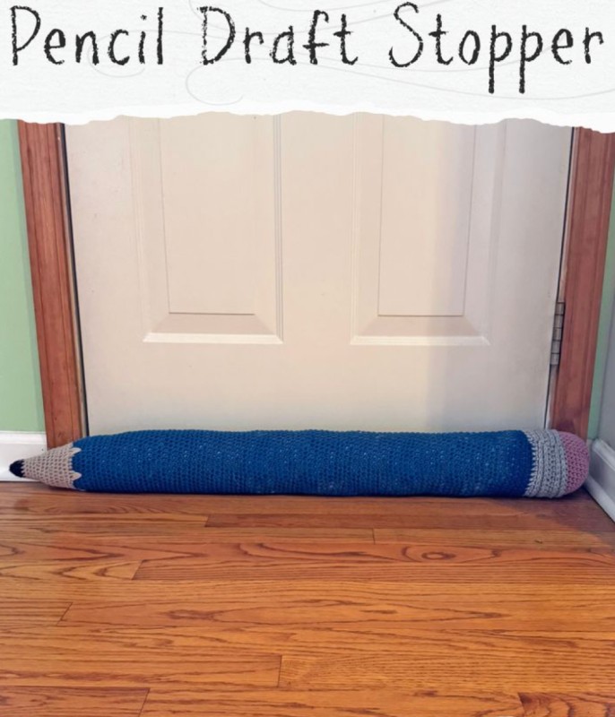 Crochet Pencil Draft Stopper FREE CROCHET PATTERN — All Crochet Ideas