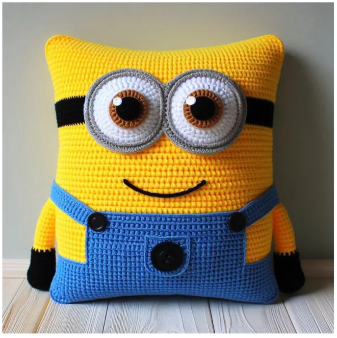 Crochet Minion Pillow Crochet Minion Pillow