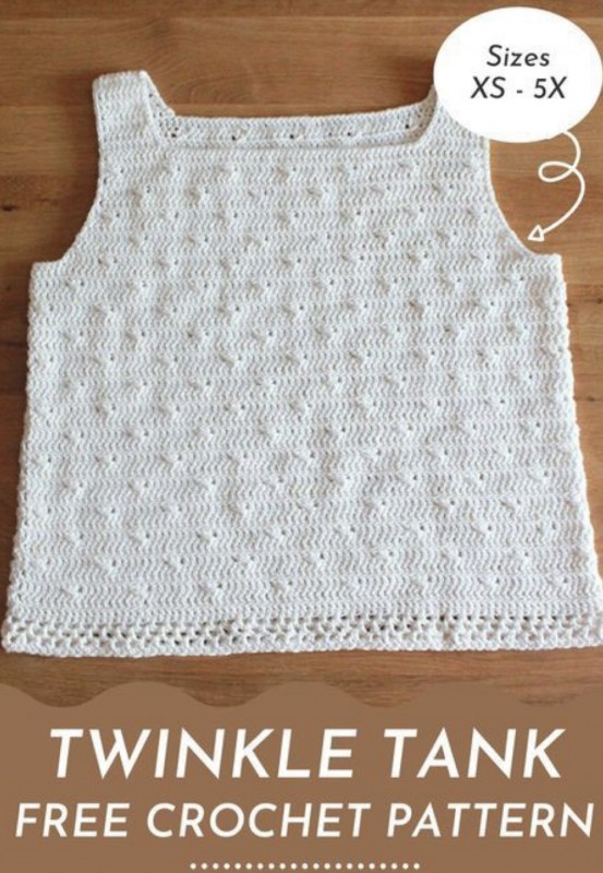 Crochet Tank Top FREE CROCHET PATTERN — All Crochet Ideas