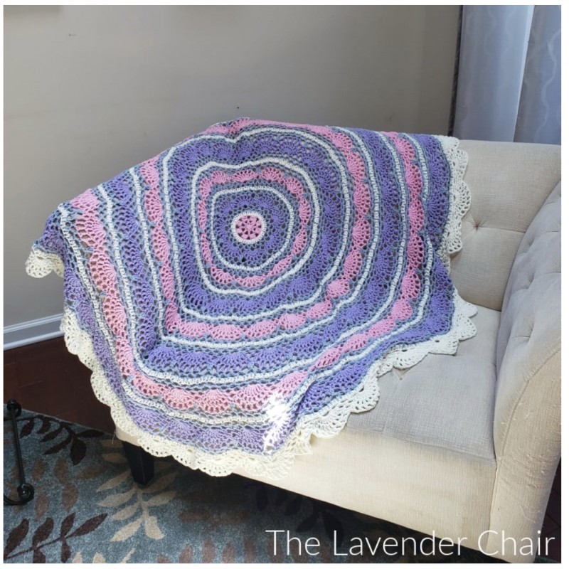 Melody Circular Blanket FREE CROCHET PATTERN — All Crochet Ideas