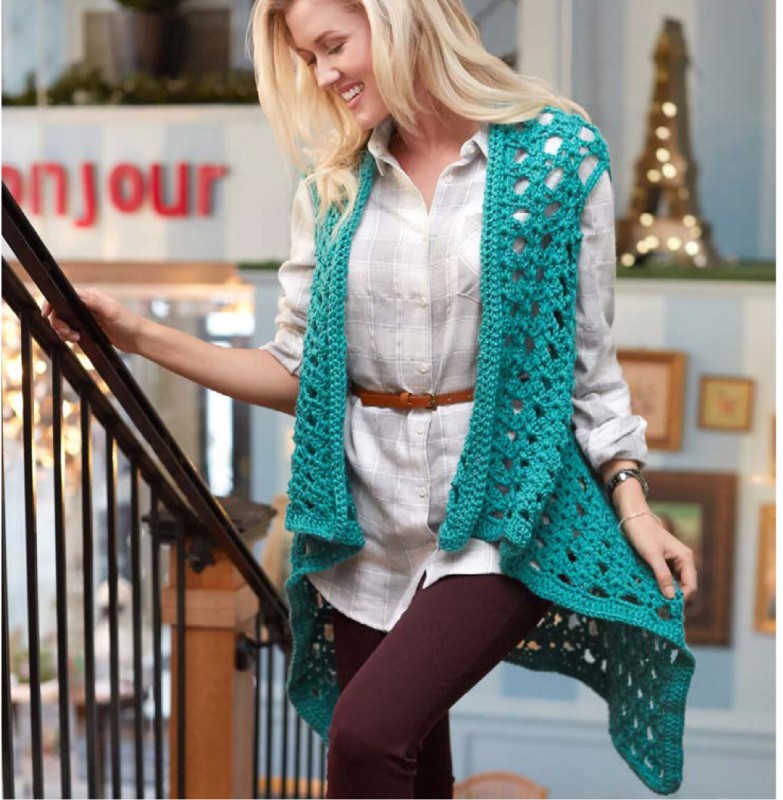 Crochet Cozy Vest FREE CROCHET PATTERN — All Crochet Ideas