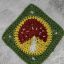 Mushroom Granny Square