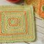 Crochet Seeing Squares Dishcloth Pattern