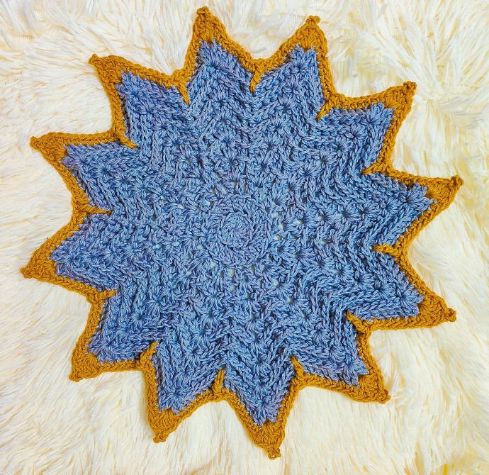 Ribbed Crochet Star Placemat