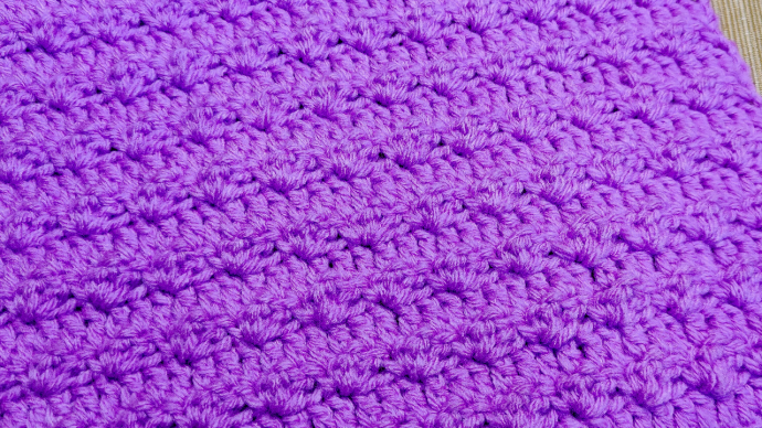 Simple and Easy Crochet Blanket Pattern With Silt Stitch
