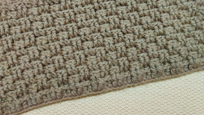 Easy Pattern for Textured Woven Crochet Blanket