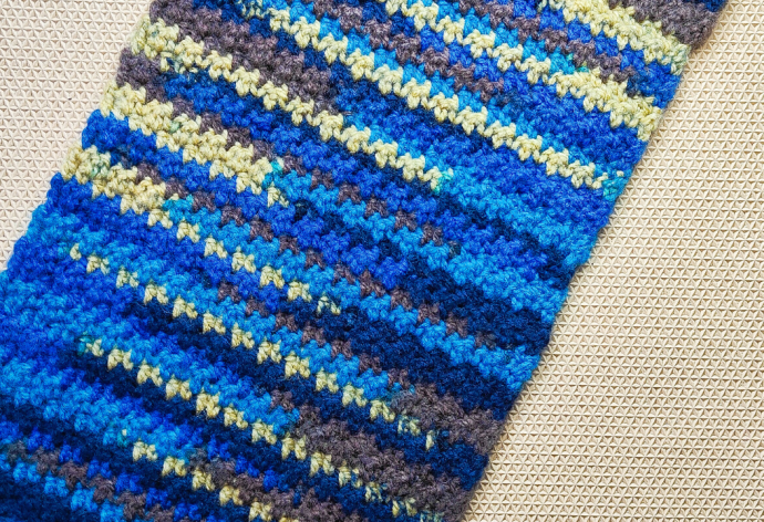 Easy Crochet Scarf With Griddle Stitch Easy Crochet Scarf With Griddle Stitch