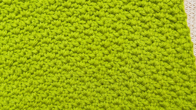 How To Crochet A Easy and Quick Blanket With Wattle Stitch