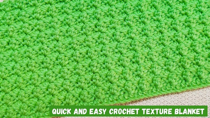 Quick and Easy Crochet Texture Blanket