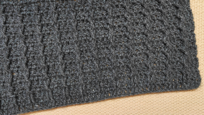 Textured Criss Cross Crochet Blanket Pattern Textured Criss Cross Crochet Blanket Pattern
