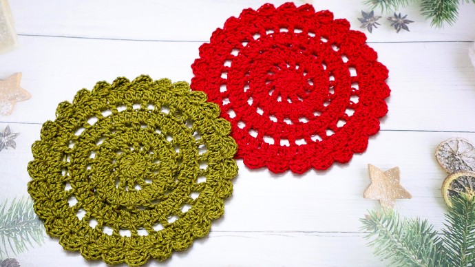 How to Make Easy Crochet Christmas Placemats How to Make Easy Crochet Christmas Placemats