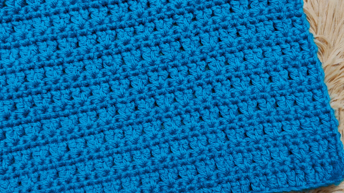 Crochet Blanket With Easy Stitch Pattern Crochet Blanket With Easy Stitch Pattern