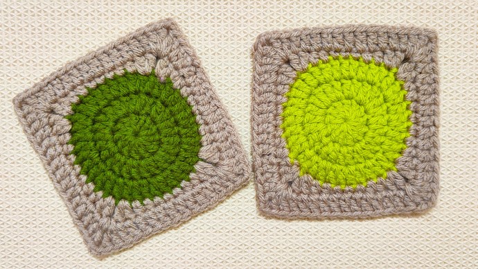 Seamless Solid Crochet Circle To Granny Square Pattern Seamless Solid Crochet Circle To Granny Square Pattern