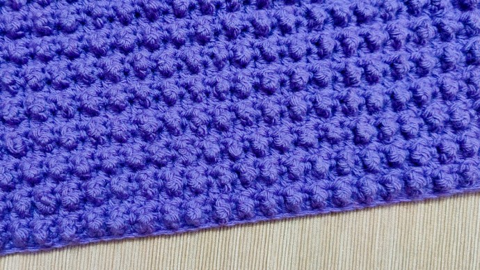 Easy and Simple Crochet Treble Flock Blanket Pattern