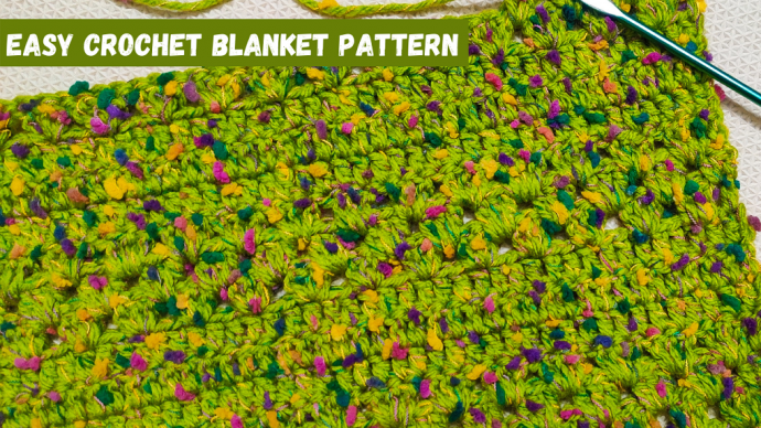 Simple and Easy Crochet Blanket Pattern Simple and Easy Crochet Blanket Pattern