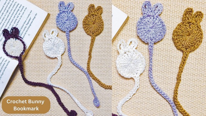 Super Easy And Quick Crochet Bunny Bookmark Super Easy And Quick Crochet Bunny Bookmark