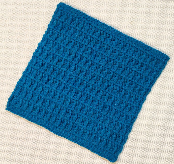 Easy Textured Crochet Dishcloth Pattern