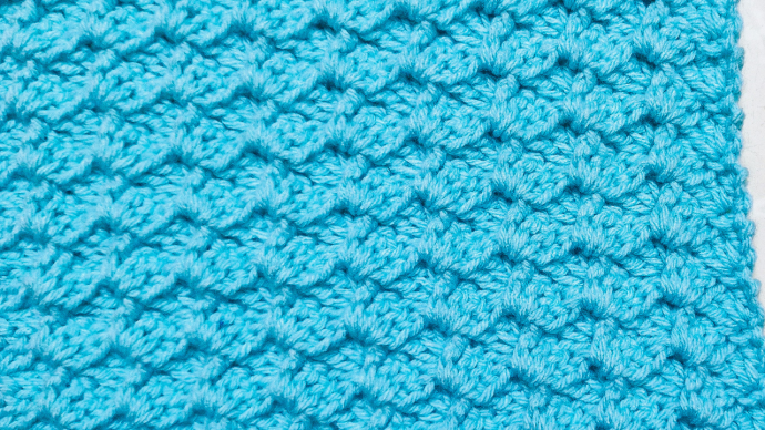 Simple Textured Groove Crochet Blanket Pattern Simple Textured Groove Crochet Blanket Pattern