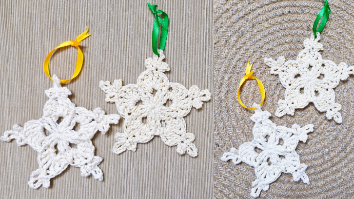 Snowdrift Crochet Snowflake Ornament Pattern Snowdrift Crochet Snowflake Ornament Pattern