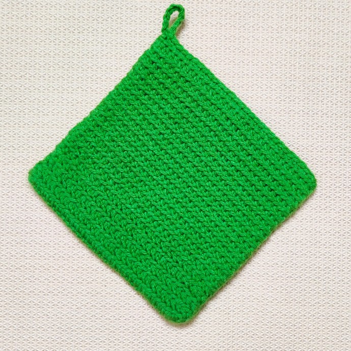 Easy Double Thick Crochet Potholder in the Rounds Easy Double Thick Crochet Potholder in the Rounds