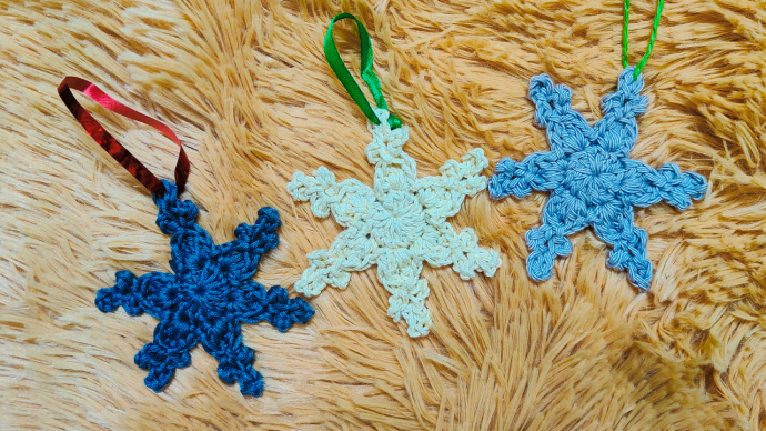 Quick and Easy Crochet Snowflake Ornament Quick and Easy Crochet Snowflake Ornament
