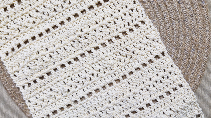 Easy Homestead Crochet Long Table Runner Easy Homestead Crochet Long Table Runner
