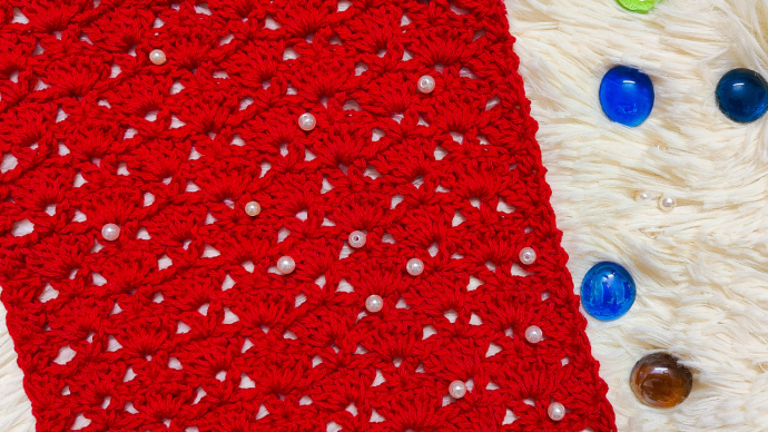 Simple and Easy Crochet Table Runner Valentine's Day Pattern Simple and Easy Crochet Table Runner Valentine's Day Pattern